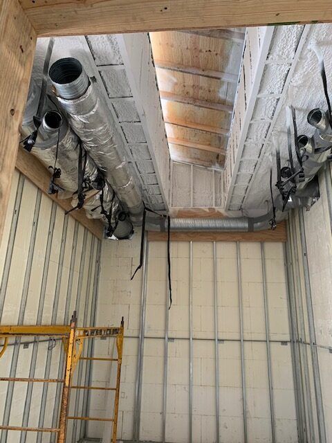 Spiral HVAC Duct work in Naples, FL
