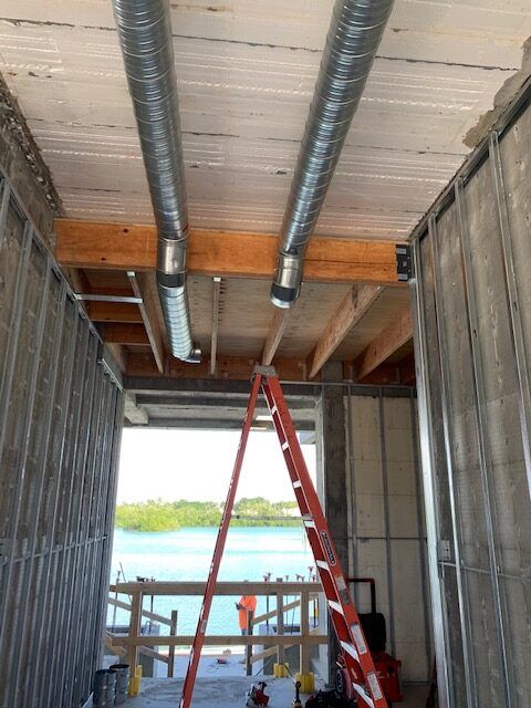 Spiral HVAC Duct work in Naples, FL